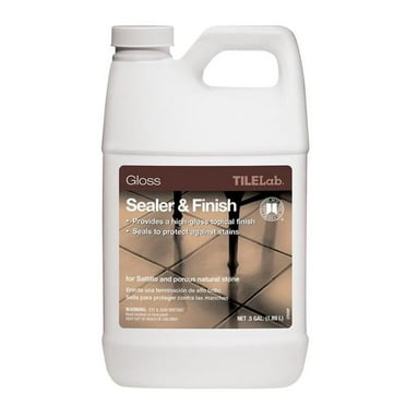 CUSTOM BUILDING PRODUCTS, INC. TLGLSSHG TileLab Sealer and Finish, Liquid, Clear, 0.5 gal, Bottle