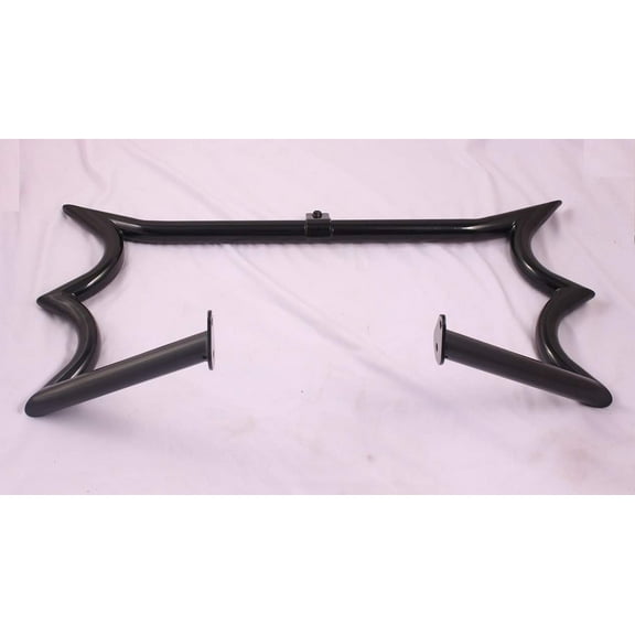 CUSTOM ENGINE GUARD HIGHWAY CRASH BAR 4 HARLEY TOURING ROAD KING STREET ELECTRA GLIDE ULTRA CLASSIC 1998-2008 BLACK
