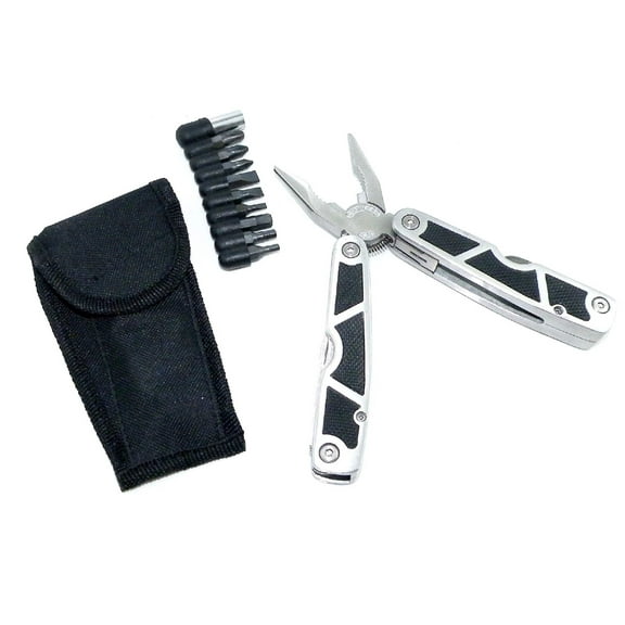 CUSTOM PRO 10 in 1 Multi Tool with Bit Set with Free Flashlight