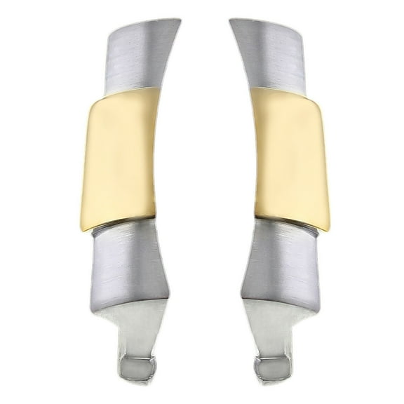 CUSTOM STRAP END LINK PIECE 18K/SS FOR ROLEX DAYTONA 16520 16523 TWO TONE WATCH