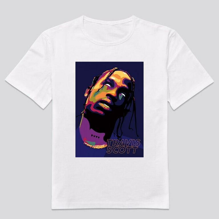CUSTOM T SHIRT TRAVIS SCOTT RAPPER MUSIC HIP HOP R B VINTAGE TEE ARTIST Walmart