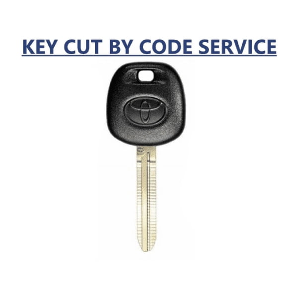 CUT BY CODE SERVICE + Toyota TOY44H ( H Chip) Transponder Chip Key 2014-2019 VLS