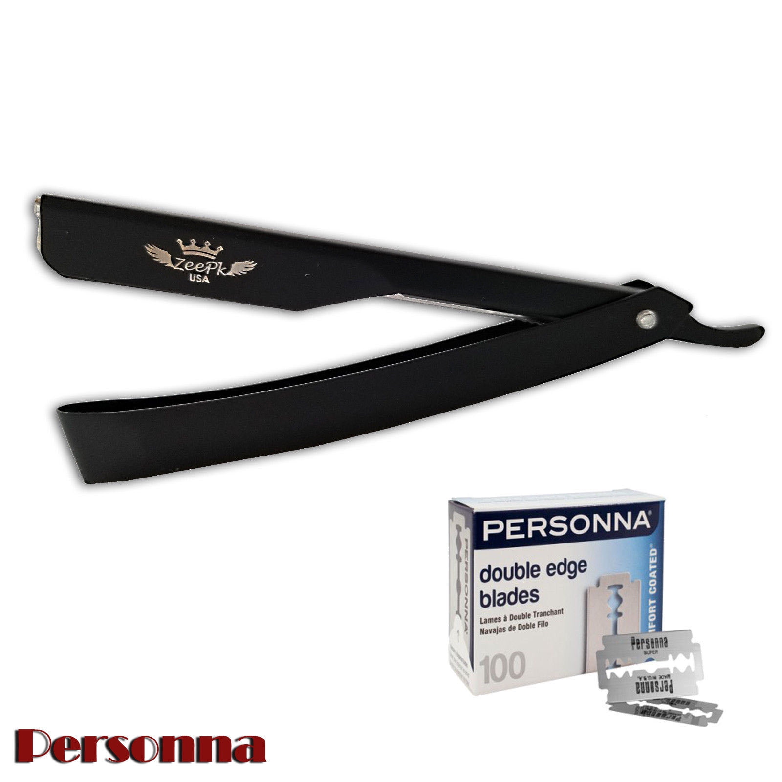 CUT THROAT HAIR SHAVING FOLDING KNIFE RAZOR STAINLESS STEEL BARBER STRAIGHT EDGE