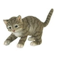 thumbnail image 1 of Playing Gray Kitty Cat Figurine, 1 of 2