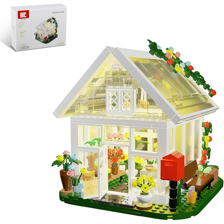 CUTEHELPER 2233PCS Mushroom House Building Blocks,Creative Ideals