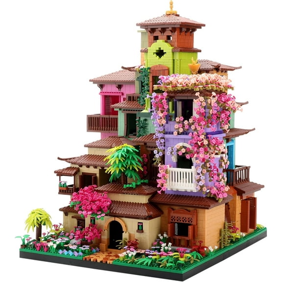 CUTEHELPER 7080PCS Architecture Cherry Blossom Villa Tree House Micro Mini Bricks Building Blocks Set, Ideas Creative Collectible Models Presents for Teens Adults and Girls