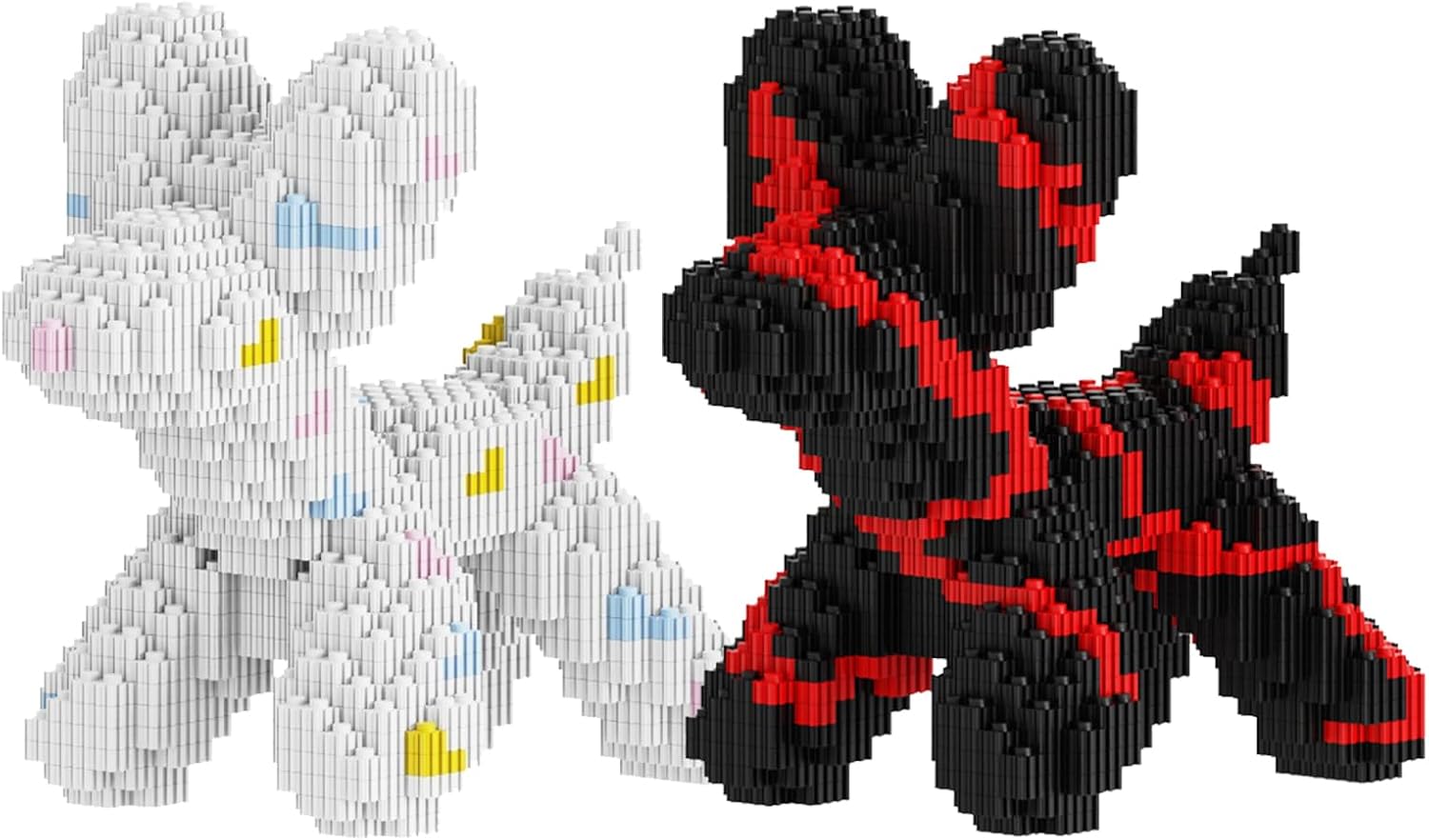 Set Di Micro Blocchi Cane Collie - 3075 Pezzi, Modello 3D Da Costruire, 20 Cm