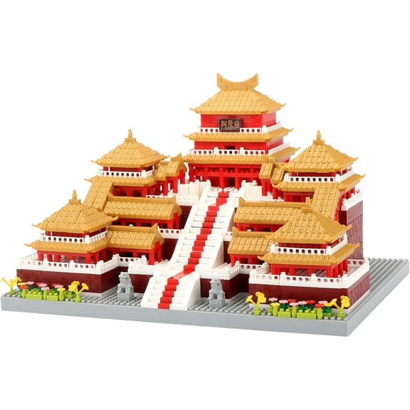 CUTEHELPER Chinese Architecture Micro Building Blocks Set Epang Palace 3050PCS Creative Toy Building Sets Best Present for Adults and Kids Age 14+