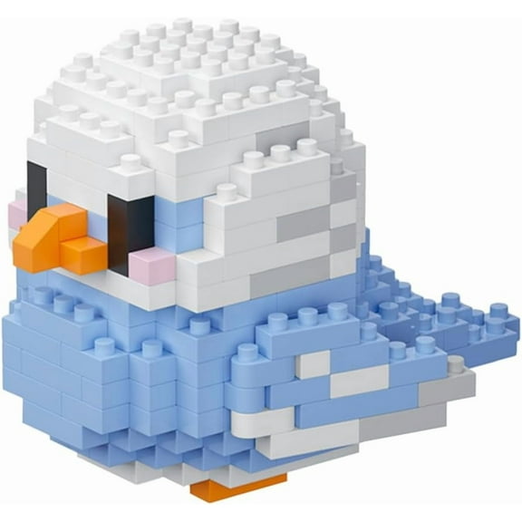 CUTEHELPER Parrot Cute Bird Series Mini Bricks Micro Building Kit for Kids Pets Toys Compatible Nano (12 Full Set)