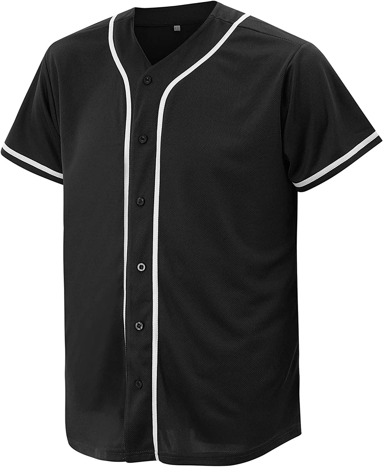 CUTHBERT Solid Baseball Jersey Shirt for Men and Women, Plain Short