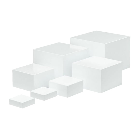 CUTICATE 7 Pieces Buffet Riser Acrylic Cube Display Nesting Food for Buffet Table for Candy Food Wedding Cupcake Parties