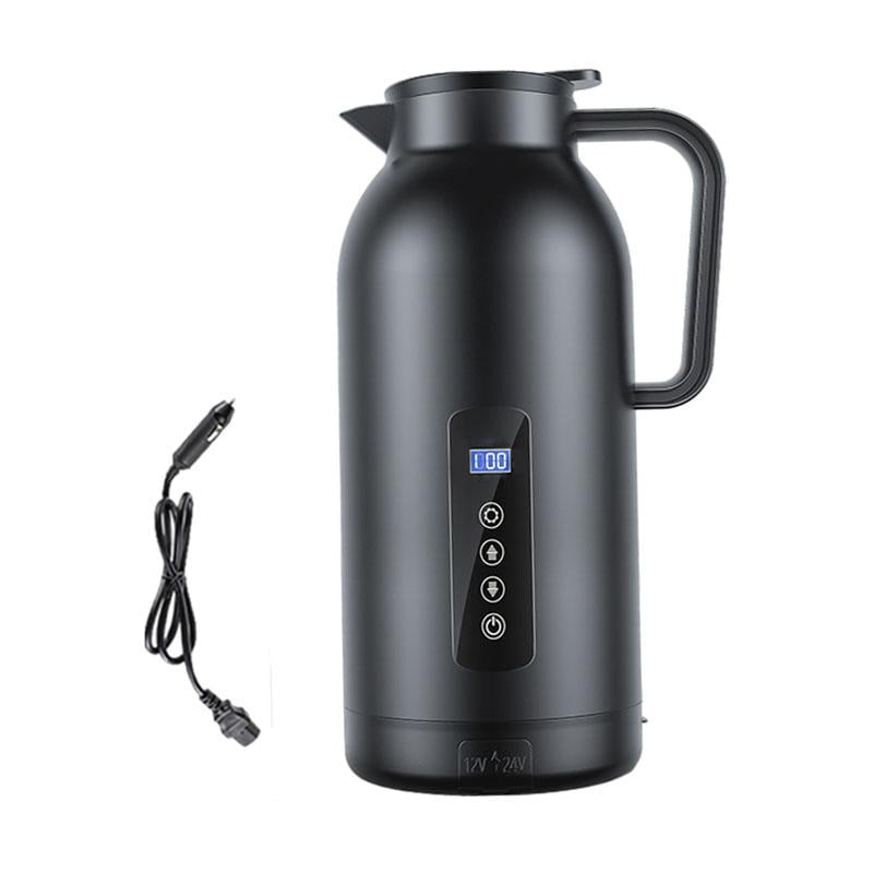 CUTICATE Car Electric Kettle 12V/24V Boiling Water Heating Cup Hot