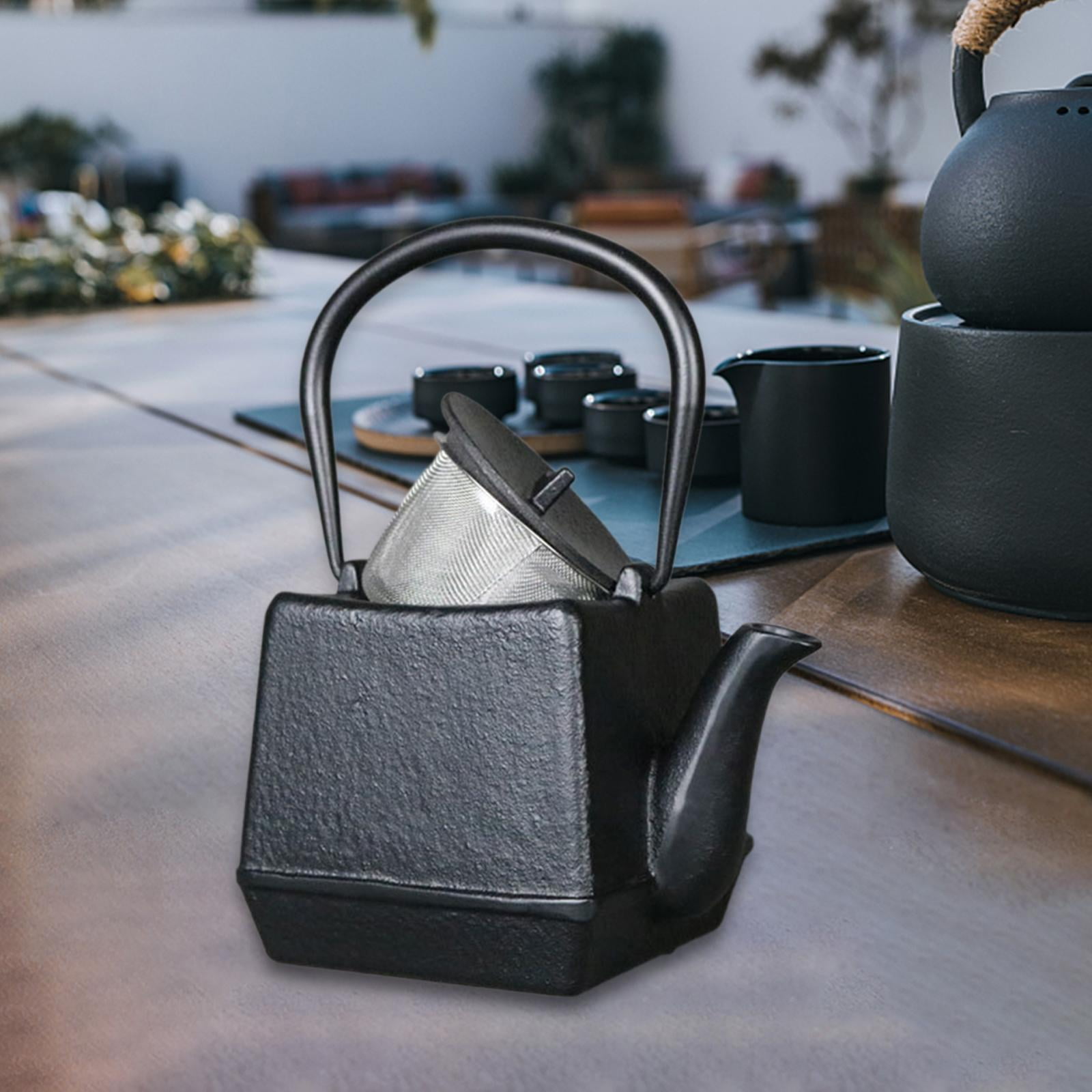 CUTICATE Cast Iron Teapot Tea Kettle Birthday Gifts Portable