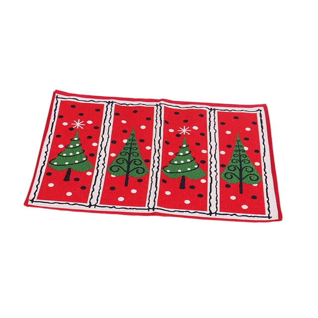 CUTICATE Christmas Floor Mat Door Mat Rug AntiSlip Washable Thickened