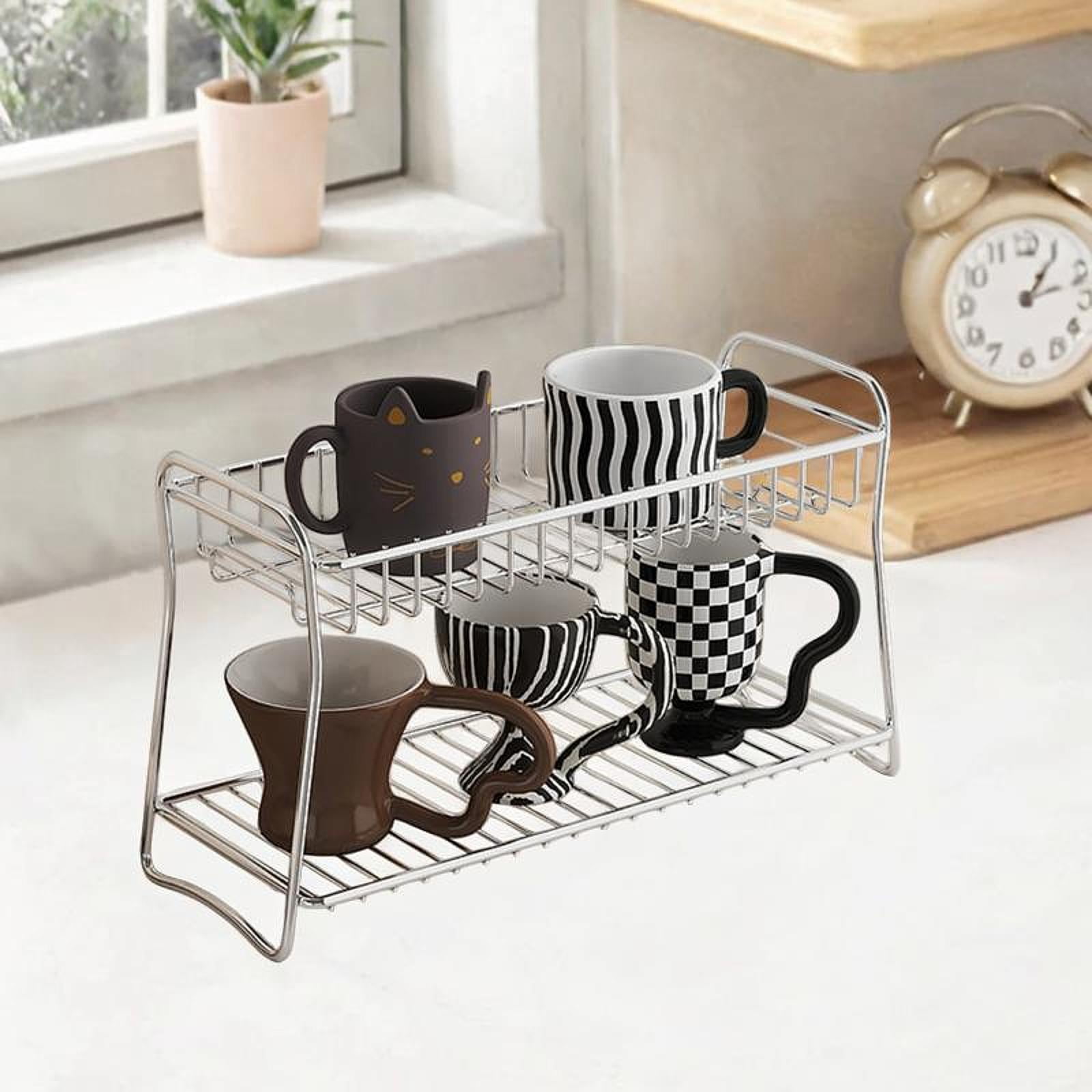 CUTICATE Countertop Spice Rack Countertop Organizer Home Coffee Bar ...