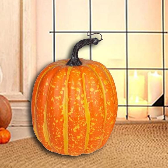 CUTICATE Foam Pumpkin Thanksgiving Pumpkin DIY Crafts Halloween Decor Simulation Pumpkin Fall Harvest Decorative Pumpkin for Fireplace