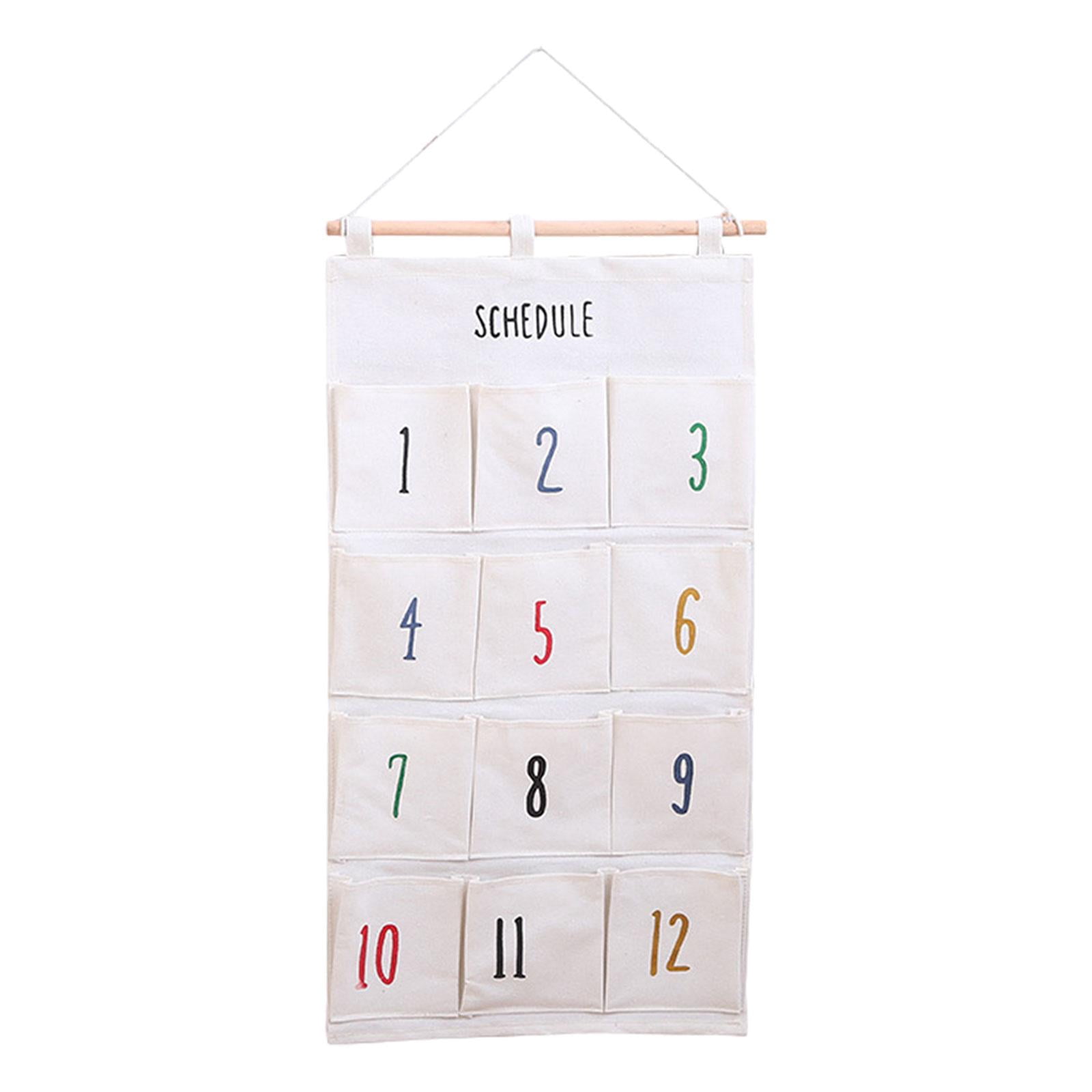 4-Pack Clear Acrylic Wall File Organizers - Single Pocket Hanging Holder For Mail, Magazines, Office