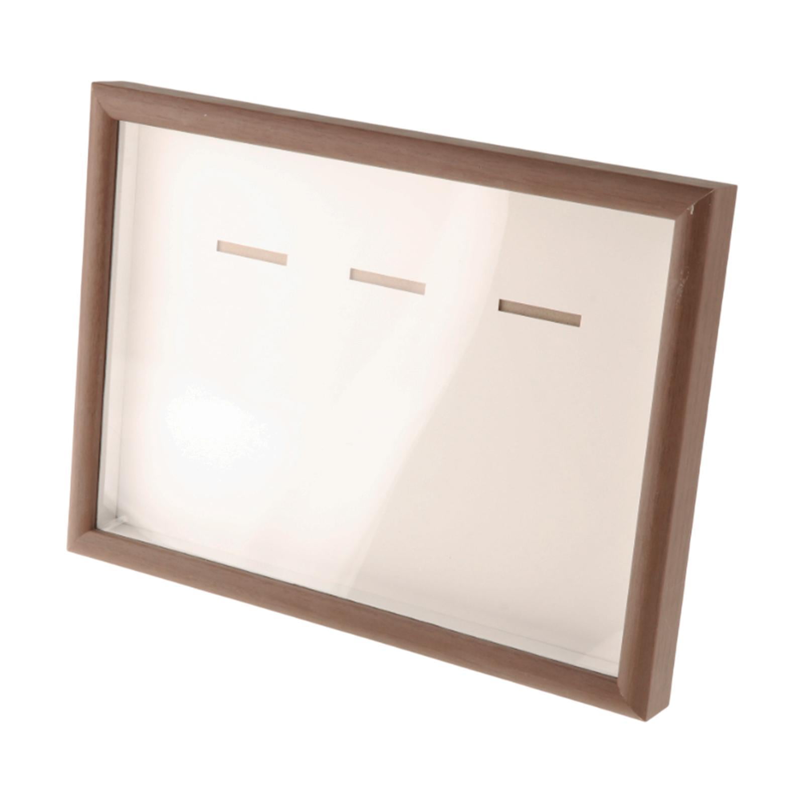 CUTICATE Medal Storage Shadow Box Frame Collectible Wood for Insignia ...