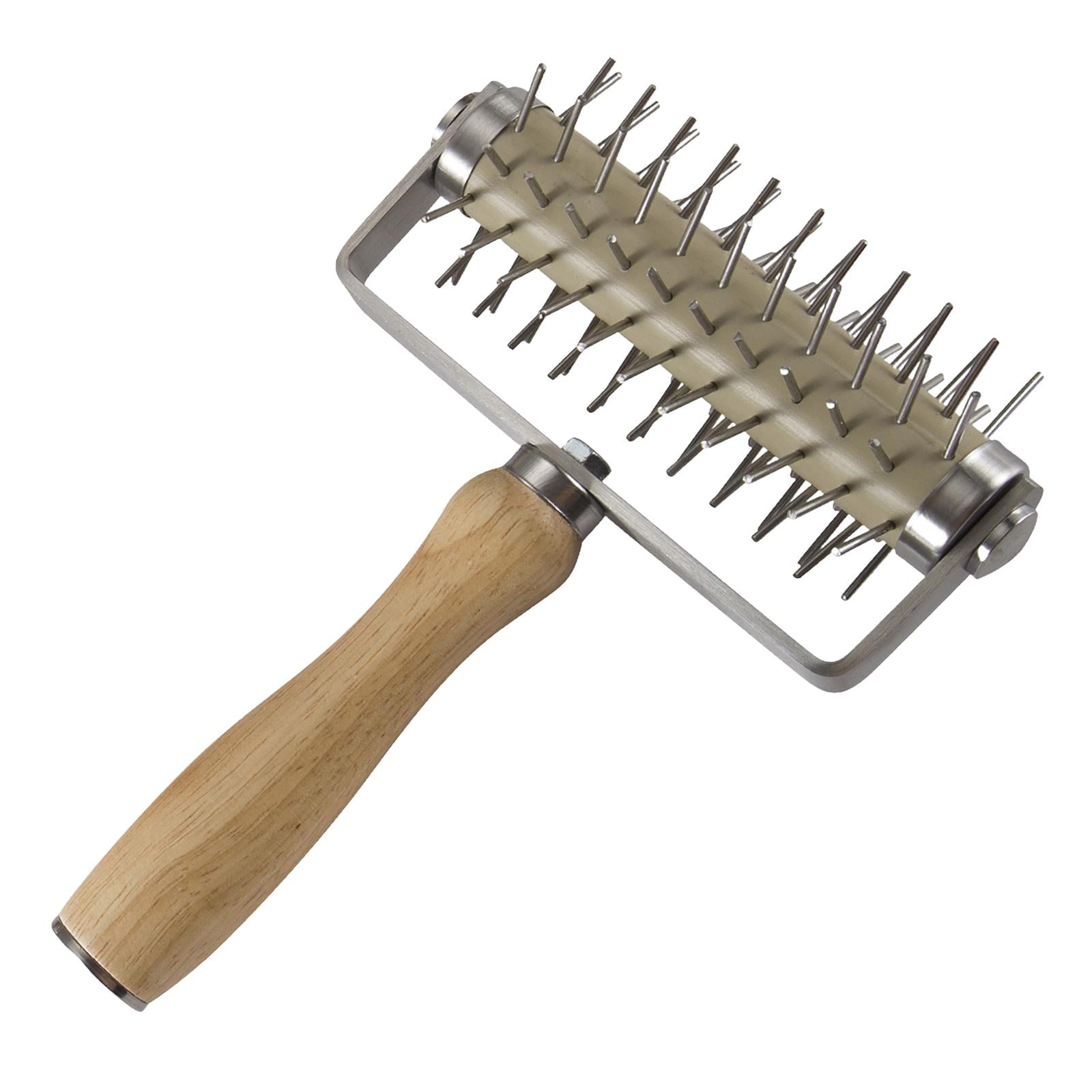 CUTICATE Pizza Dough Docker Roller Pizza Docking Tool Stainless Steel