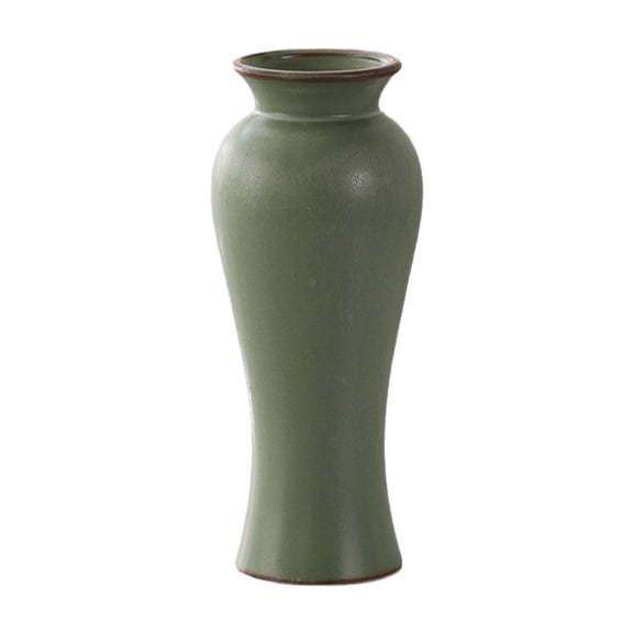 CUTICATE Porcelain Flower Bottle Home Decor, Rustic Oriental Vase, Flower Vase for Wedding, Mantel, Living Room, Desktop B