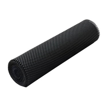 CUTICATE Shelf Liner Drawer Liner Cabinet Mat,Strong Grip,Non Slip Shelving Liner for Desk Tableware Pantry Kitchen Cabinet Protection black