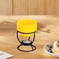 thumbnail image 1 of CUTICATE Tea Light Porcelain Melting Pot Chocolate Fondue Pot Anniversary Snack Appliances Butter Heater Ceramic Hot Pot yellow, 1 of 8