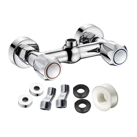 CUTICATE Thermostatic Faucet Mixing Valve,Shower Thermostatic Mixer,Bathroom Accessory,Hot Cold Water Mixer Valve for Shower System,RV top 4 interface