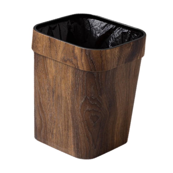 CUTICATE Trash Bin Recycle Bin Portable Compact Farmhouse Small Narrow Garbage Can Garbage Container for Living Room Dorm Room Kitchen