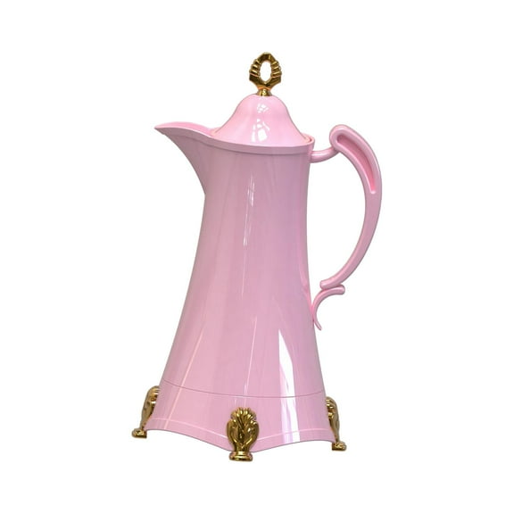 CUTICATE Vacuum Flasks Kettle Insulation Pot Middle Eastern Arab Styles for Coffee Tea Glass Liner Glass Thermal Thermal Coffee Carafe pink