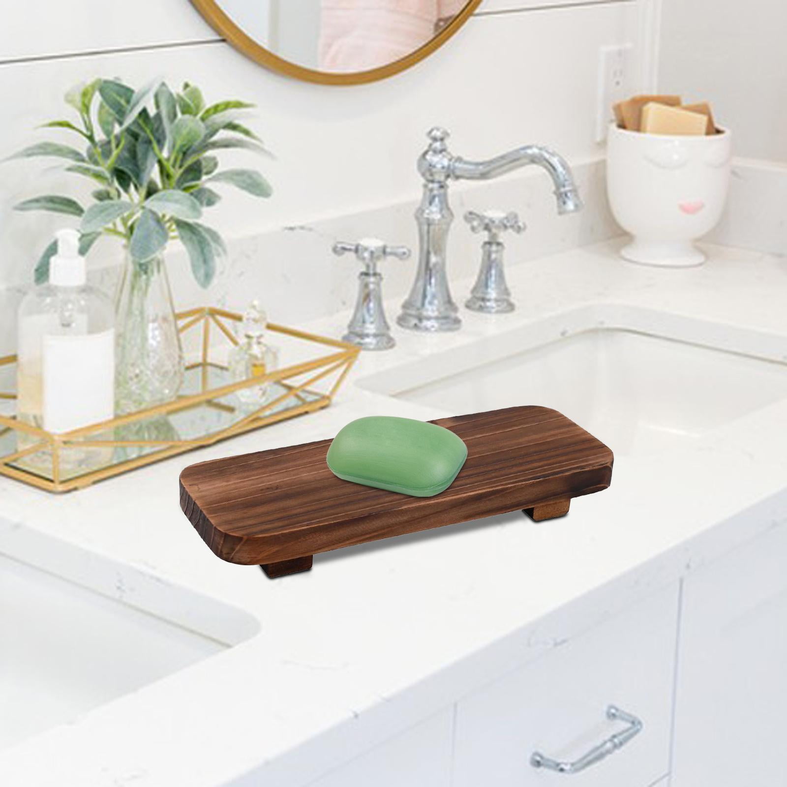 CUTICATE Wood Pedestal Stand, Wooden Riser Stand, Farmhouse Wooden ...