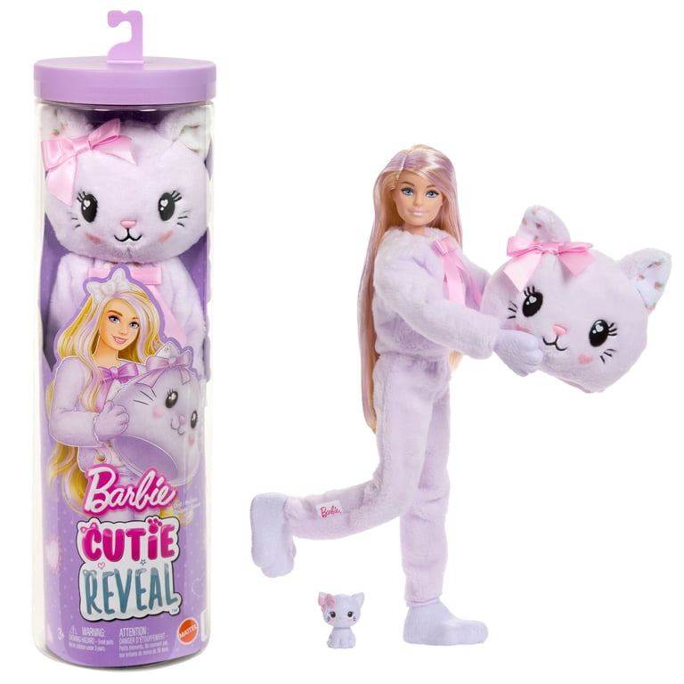 Barbie, Doll, Cuddly Series Kitten with 10 Surprises  display picture 1