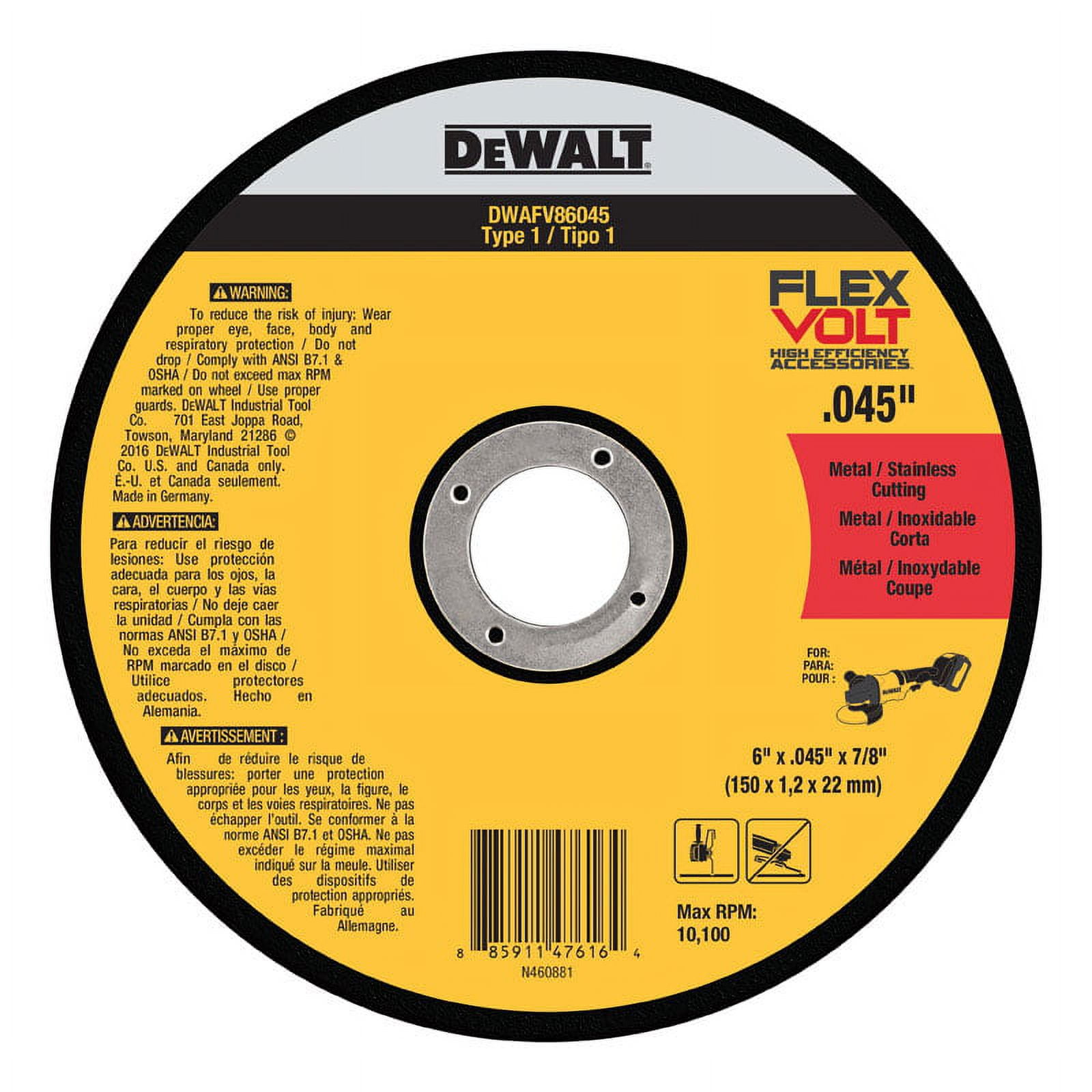 CUTOFF WHEEL 6X.045X7/8"