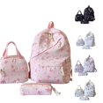 thumbnail image 1 of CUZIBR 3 Pack Bow Dot Print Backpack Set Bookbag With Lunch Tote Pencil Pouch Adjustable Padded Straps Multi Pocket Daypack For Girls Teens Back To School Travel Daily Use, 1 of 9
