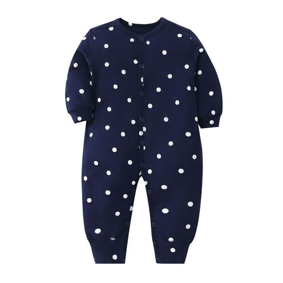 CUZIBR Baby Boy Girl Print Romper Jumpsuit Oneise One-Pieces Playsuits Outfits Versatile Dailywear For Toddler