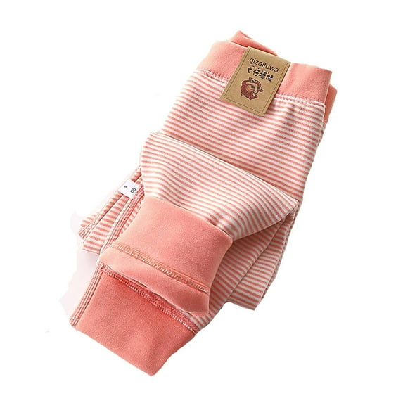 CUZIBR Baby Boys Girls Pants Toddler Thicked Lined Casual Trousers Leggings Winter Pants Leisure Dailywear For Child