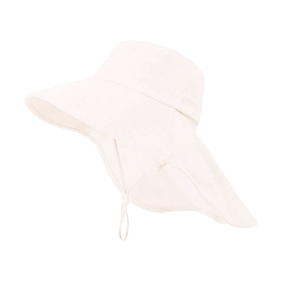 CUZIBR Baby Infant Girls Sun Hat Wide Brim Lace Embroidery Mesh Caps Lace Up Strap Summer Outdoor Breathable Lightweight Fashionable Uv Protection Comfortable Bucket Hat,Beige,One Size