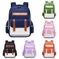 thumbnail image 1 of CUZIBR Backpack For Boys Middle High Students Lightweight Large Capacity Double Shoulder Multi Compartment Color Block Daypack Fashionable Back To School Book Bag, 1 of 9