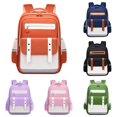 thumbnail image 1 of CUZIBR Backpack For Boys Middle High Students Lightweight Large Capacity Double Shoulder Multi Compartment Color Block Daypack Fashionable Back To School Book Bag, 1 of 4