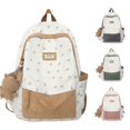 thumbnail image 1 of CUZIBR Backpack For Female College Students Cute Floral Print Lightweight Bookbag Adjustable Padded Straps Multi Pocket Daypack For Teen Girls Back To School Daily Use, 1 of 8