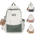 thumbnail image 1 of CUZIBR Backpack For Female College Students Cute Floral Print Lightweight Bookbag Adjustable Padded Straps Multi Pocket Daypack For Teen Girls Back To School Daily Use, 1 of 5