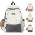 thumbnail image 1 of CUZIBR Backpack For Female College Students Cute Floral Print Lightweight Bookbag Adjustable Padded Straps Multi Pocket Daypack For Teen Girls Back To School Daily Use, 1 of 6