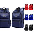 thumbnail image 1 of CUZIBR Black Backpack For School College Travel Rucksack Adjustable Padded Straps Side Mesh Pockets Large Capacity Daypack For Men Women Work School Daily Commute, 1 of 9