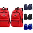 thumbnail image 1 of CUZIBR Black Backpack For School College Travel Rucksack Adjustable Padded Straps Side Mesh Pockets Large Capacity Daypack For Men Women Work School Daily Commute, 1 of 9