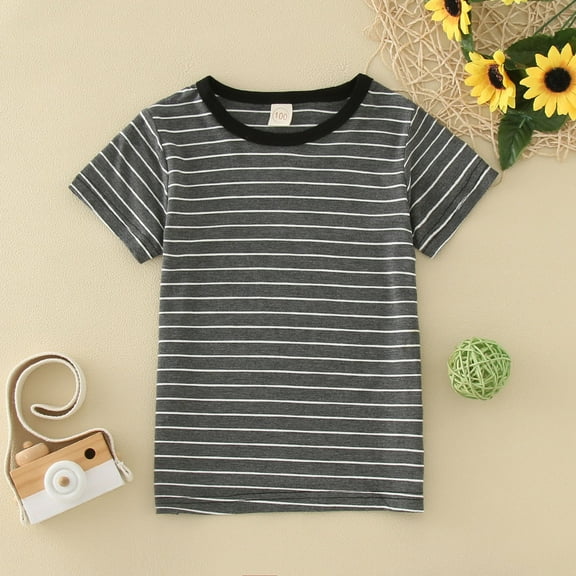 CUZIBR Boy Polo T Shirt Button Color Block Camo Short Sleeve School Uniform Tee Shirts For Boys Girls Breathable Dailywear For Toddler,D,4-5 Years