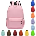 thumbnail image 1 of CUZIBR Boys Backpack Lightweight Solid Color Side Mesh Water Bottle Holders Comfortable Casual Student Back To School For Kids Teens Bookbag, 1 of 3