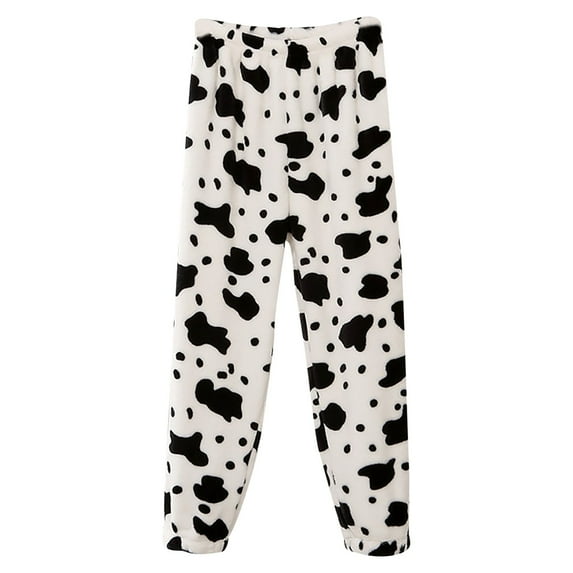 CUZIBR Boys Girls Flannel Sleep Pants Winter Warm Soft Fuzzy Homewear With Sweatpants Comfort Dailywear For Toddler
