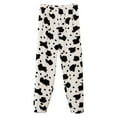 thumbnail image 1 of CUZIBR Boys Girls Flannel Sleep Pants Winter Warm Soft Fuzzy Homewear With Sweatpants Versatile Dailywear For Toddler, 1 of 3