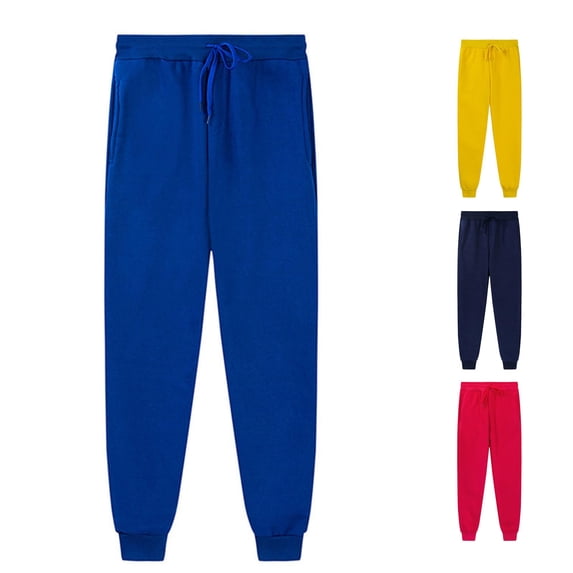 CUZIBR Boys Jogger Sweatpants Drawstring Stretch Waist Athletic Trousers With Pockets Soft Sport Pants For Kids Back To School Relaxed Fit Running Walking Casual Bottoms,Blue,2-3 Years