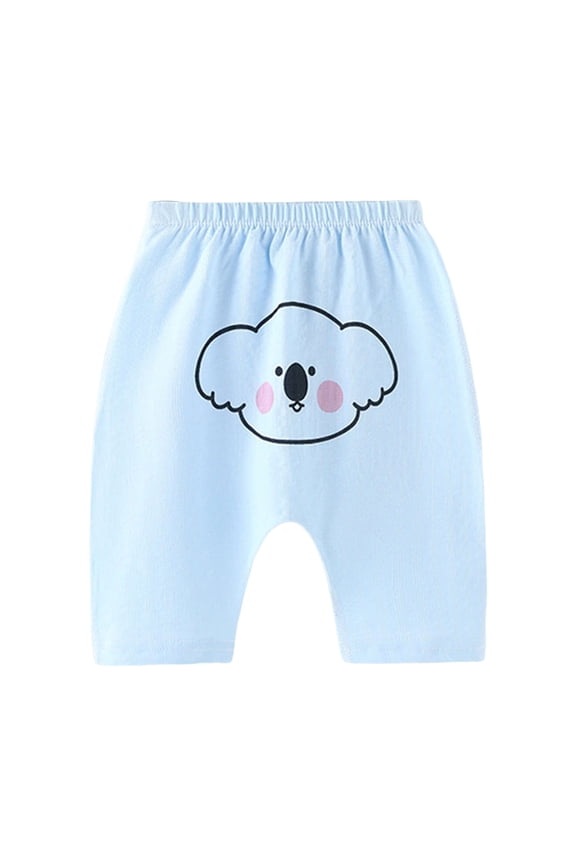 Boys Pants Soft Breathable Hollow Baby Pants For Indoor Wear Comfortable Elastic Waist Casual Play Clothes For Toddler Cute Dailywear For Child