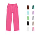 thumbnail image 1 of CUZIBR Boys Straight Leg Sweatpants Elastic High Waist Casual Sports Trousers With Pockets Soft Pants Back To School Loose Fit Bottoms For Outdoor Running Walking Joggers,Hot Pink,11-12 Years, 1 of 6